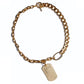 Collar Eslabones con Chapa