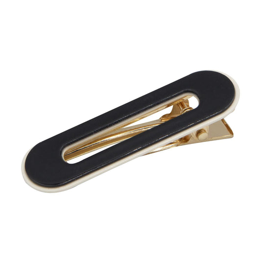 Oh My Hair Clip Acetato Negro y Blanco