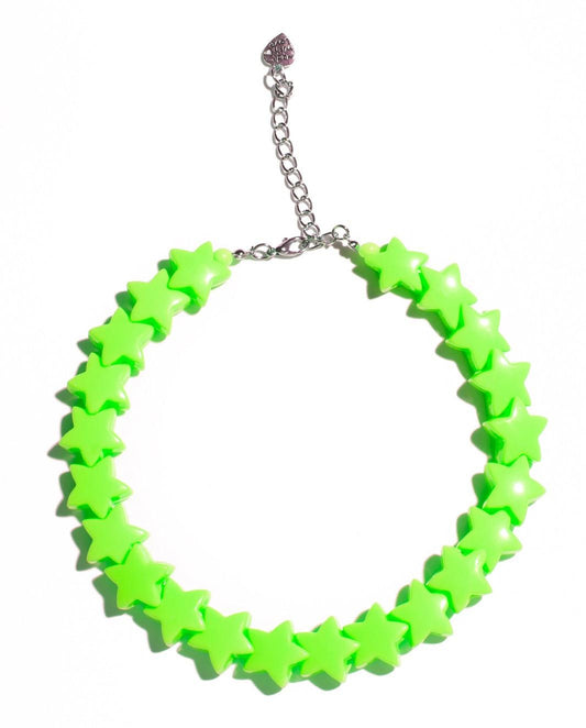 Collar Estrellas Verde