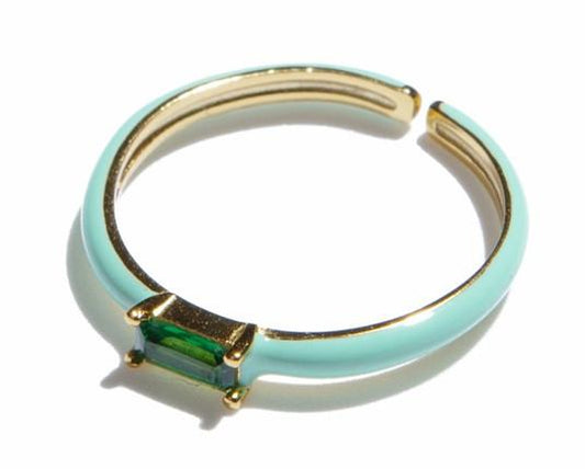 Anillo Fino Piedra Turquesa