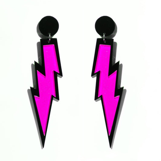 Pendientes Rayo Rosas