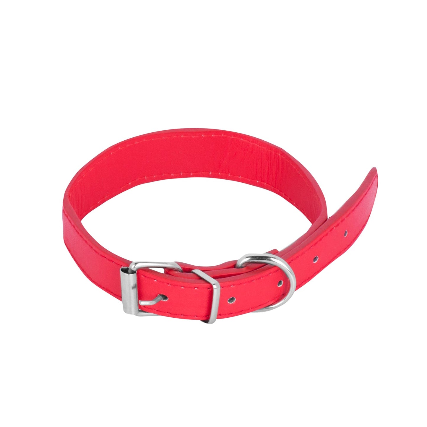 Hu Collar Básico PU Rojo