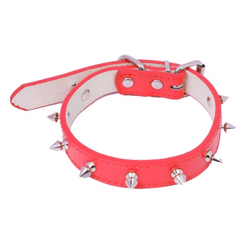 Collar de Pinchos Rojo