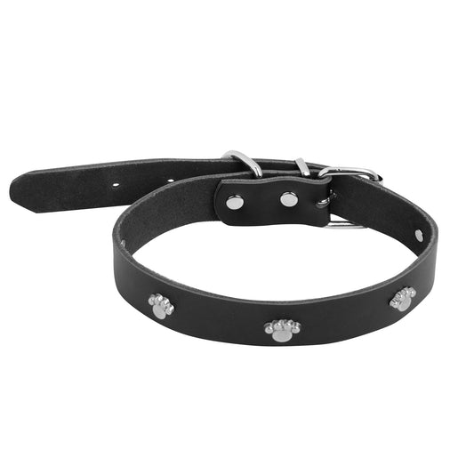 Collar Cuero Tachas de Huellas