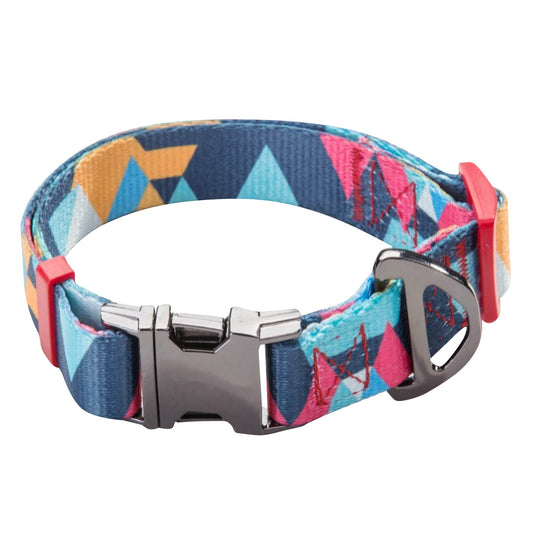 Collar Color Block Azul