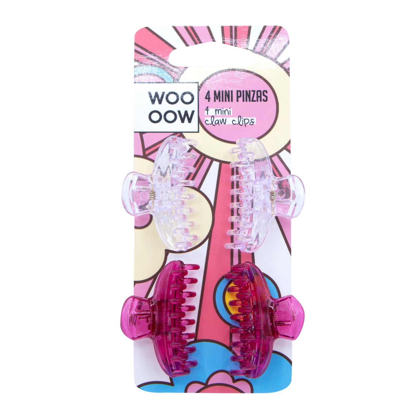 WOO OOW Set de 4 Mini Pinzas