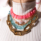 Collar Estrellas Rosa