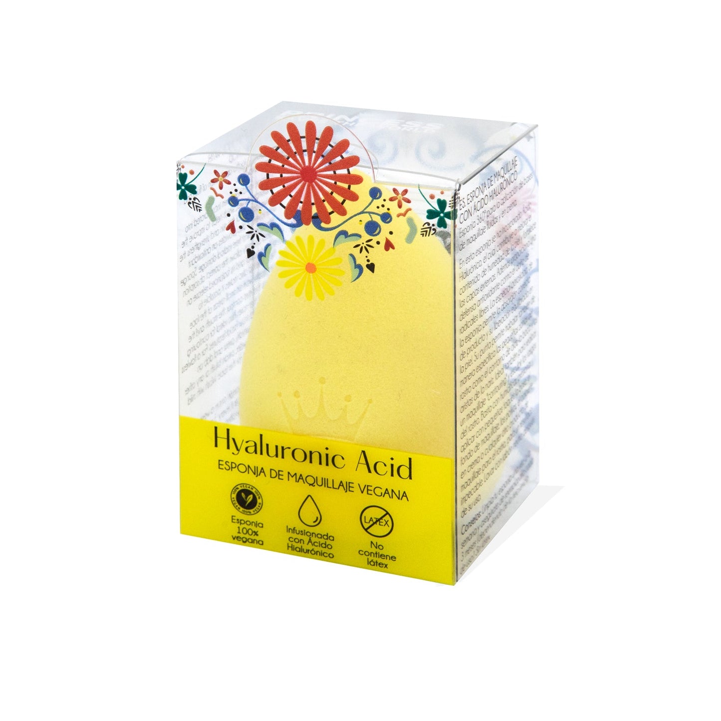 Esponja de Maquillaje Infusionada con Ácido Hialurónico