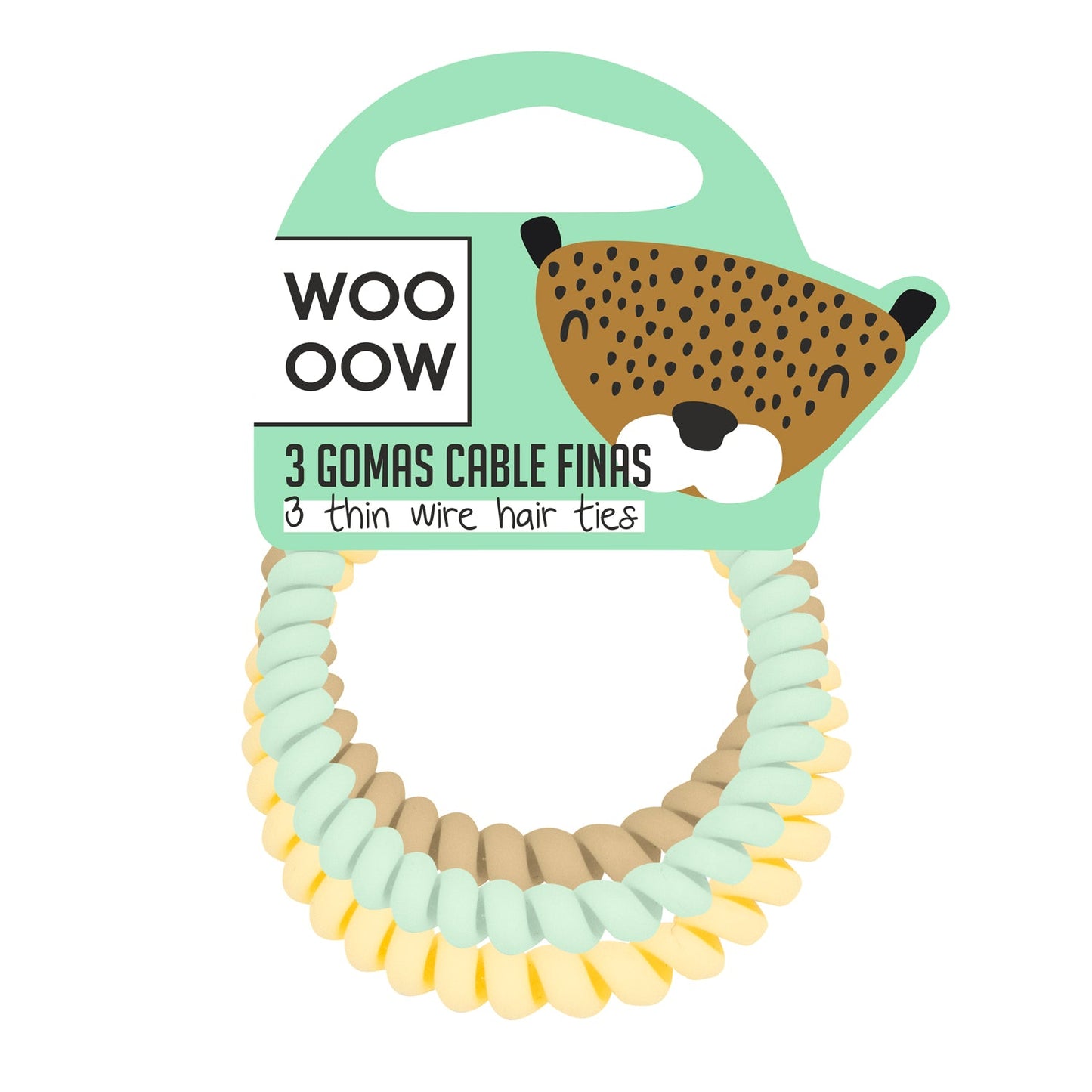 WOO OOW Set 3 Gomas Cable Finas