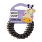 WOO OOW Set 3 Gomas Cable Marrón