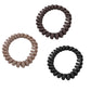 WOO OOW Set 3 Gomas Cable Marrón