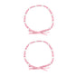 WOO OOW Set 2 Gomas Trenzadas Perlas