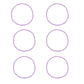 WOO OOW Set de 6 Gomas Finas Textura
