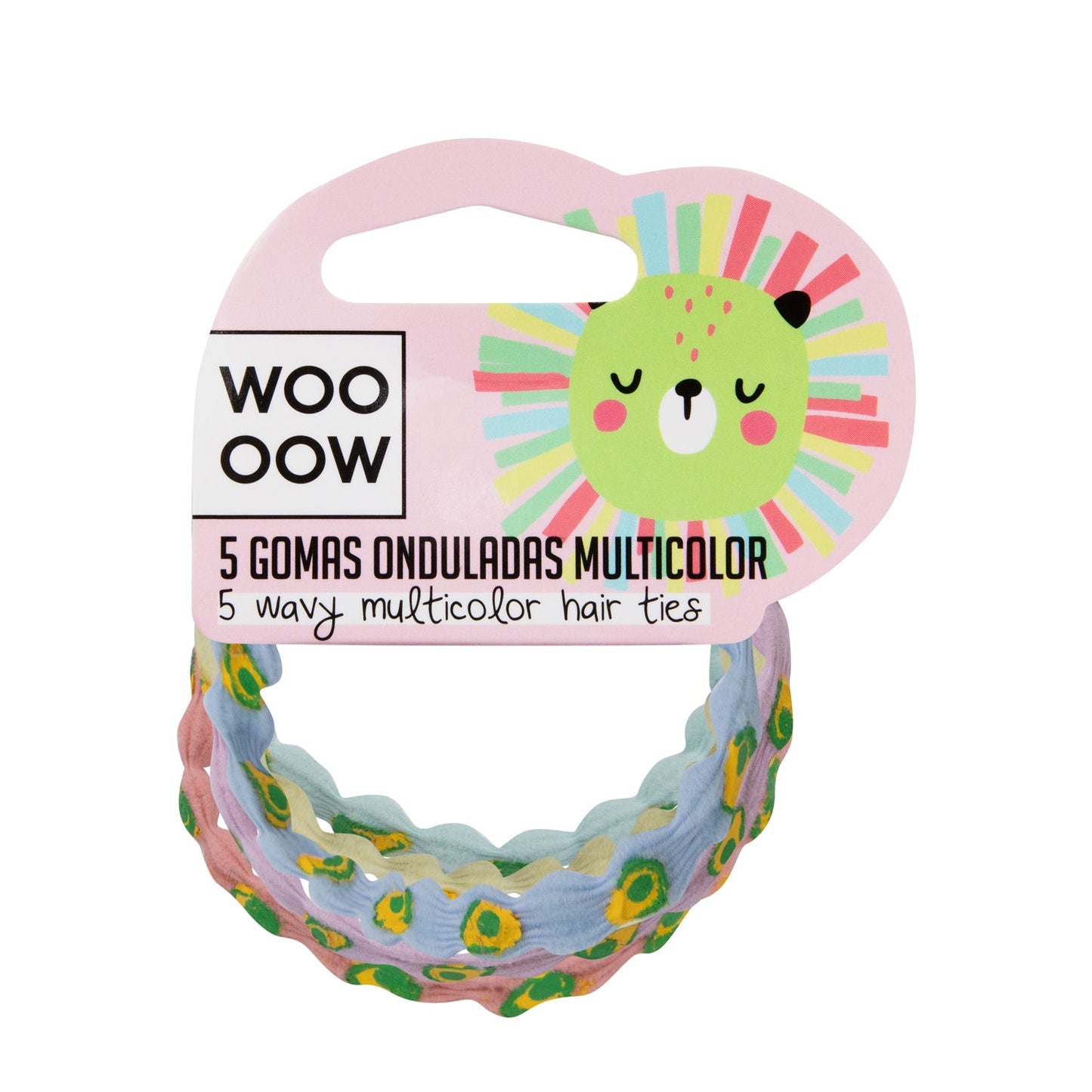 WOO OOW Set 5 Gomas Onduladas Multicolor