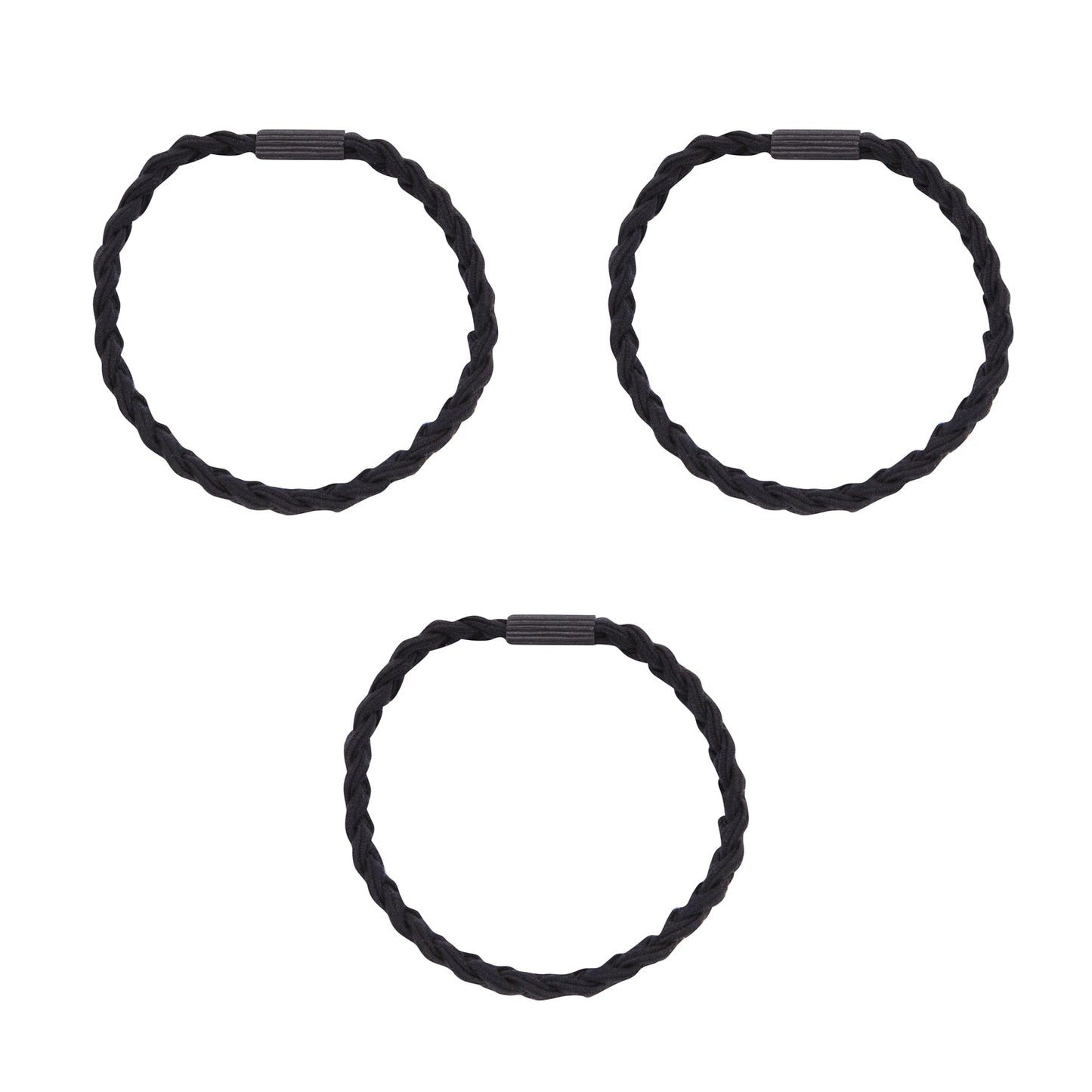 WOO OOW Set de 3 Gomas Trenzadas