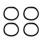 WOO OOW Set de 4 Gomas Elásticas Negras