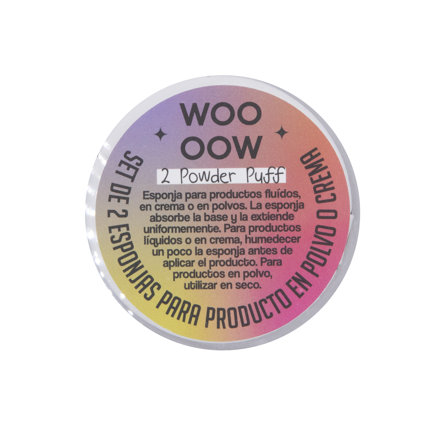 WOO OOW Set de Esponjas para Polvo o Crema