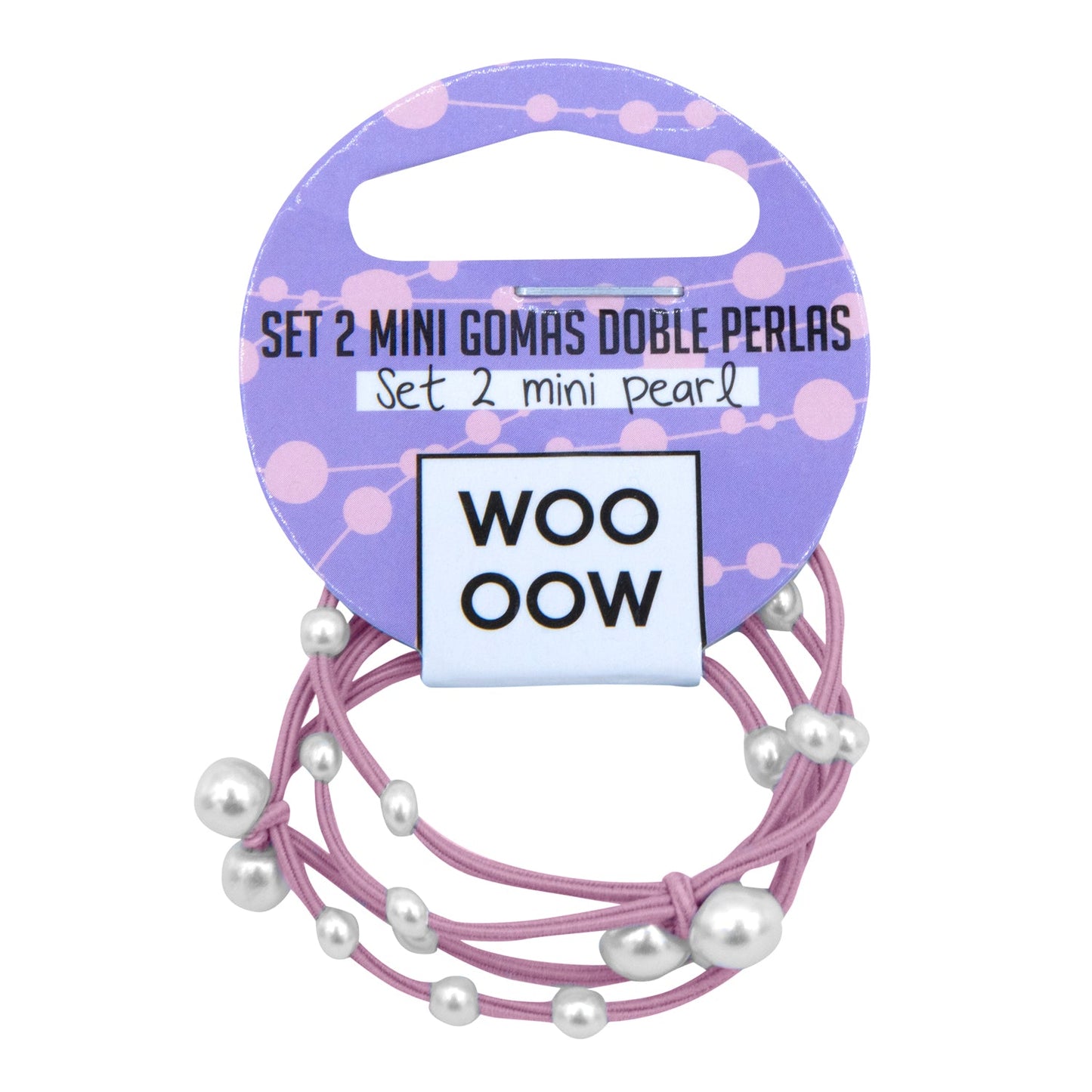 Set 2 Mini Gomas Doble Perlas