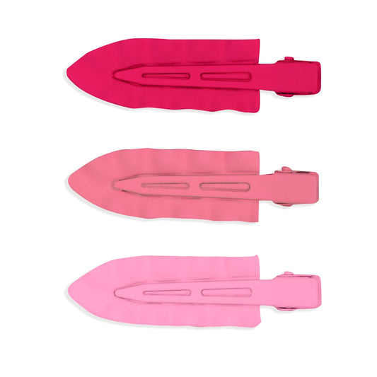 Oh My Hair Set Clips Pétalos Rosa