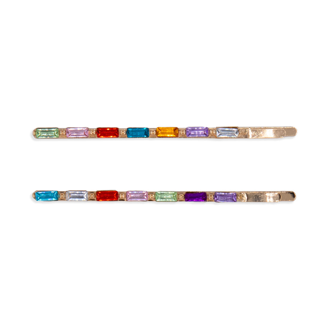Oh My Hair Set 2 Horquillas Piedras Colores