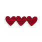 Oh My Hair Horquillas Corazones Rojos