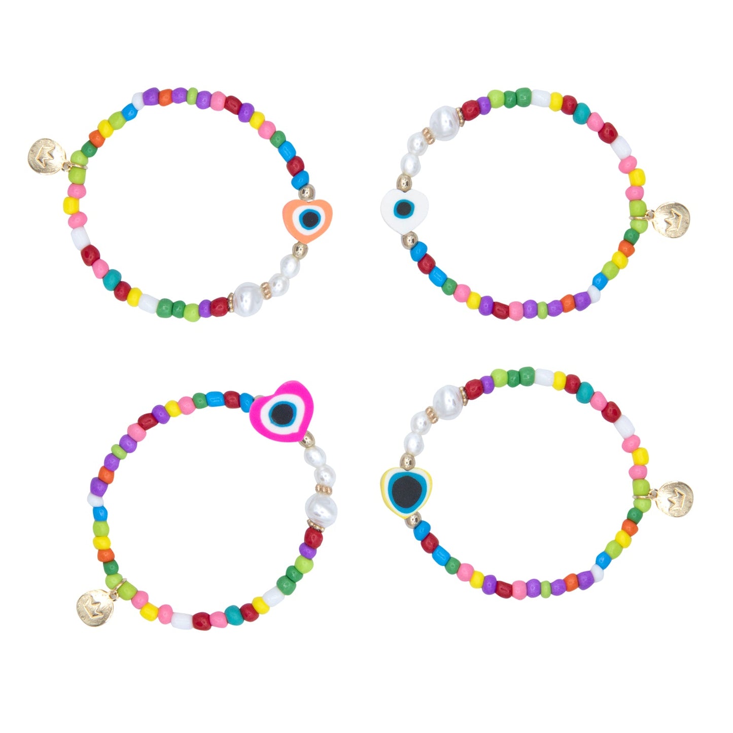Little Princess Pulseras Cuentas Multicolor