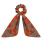 Oh My Hair Scrunchie con Lazo Estampado Rosas