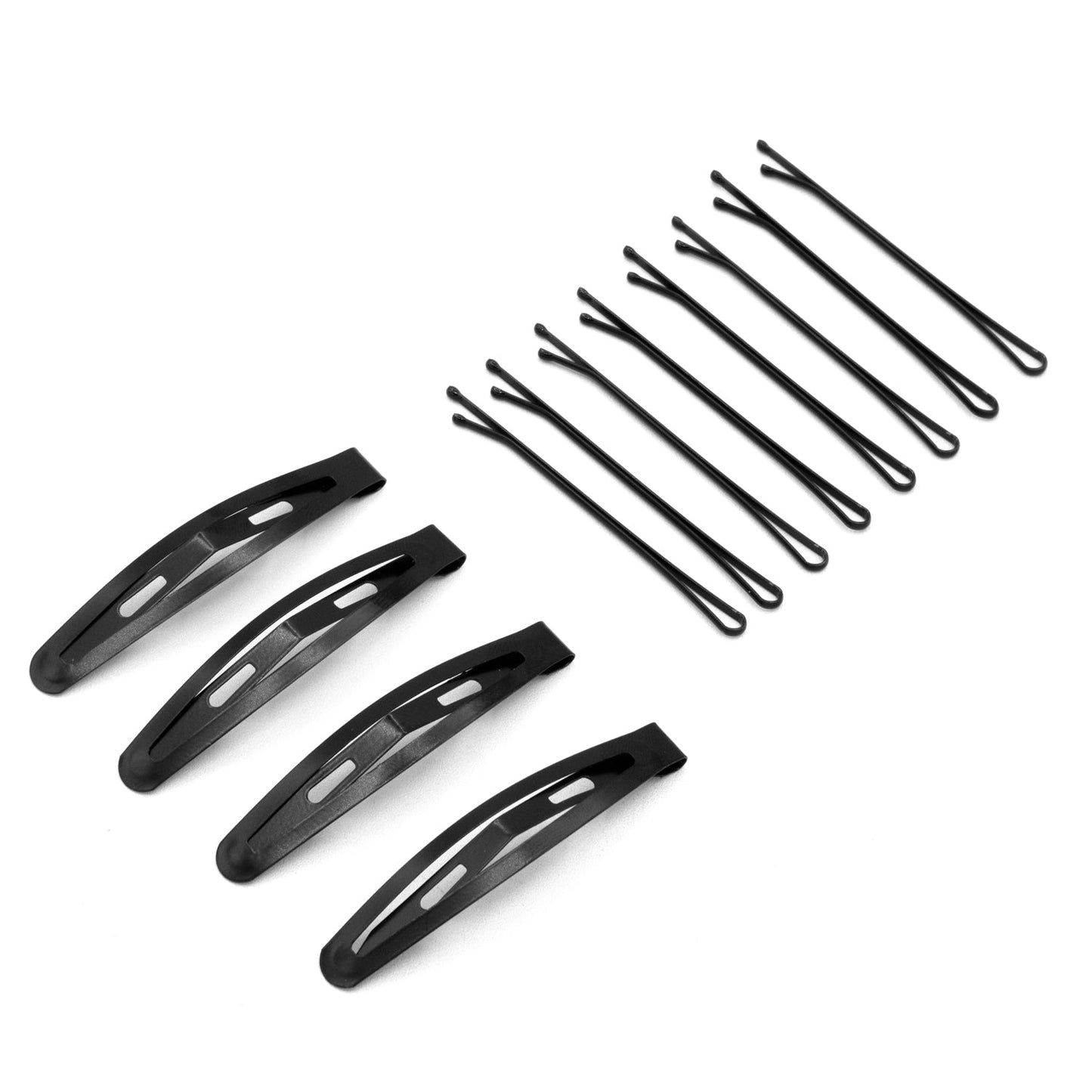 Oh My Hair Set 12 Horquillas y Ranitas Basic Negro