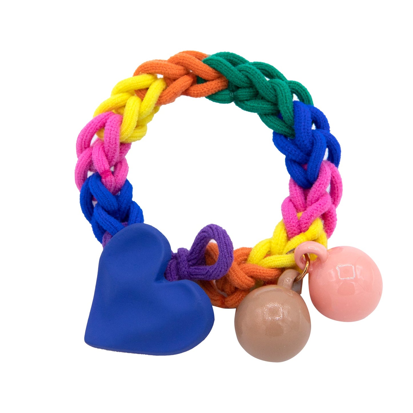 WOO OOW Goma Trenzada Colores Corazón