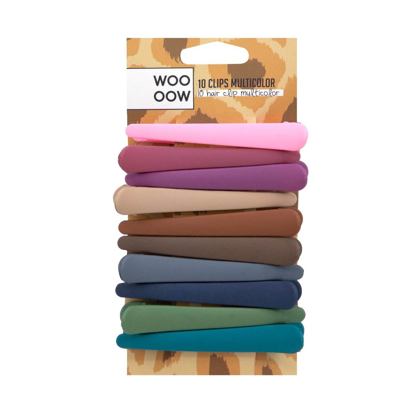 WOO OOW Set 10 Pinzas Multiple Multicolor