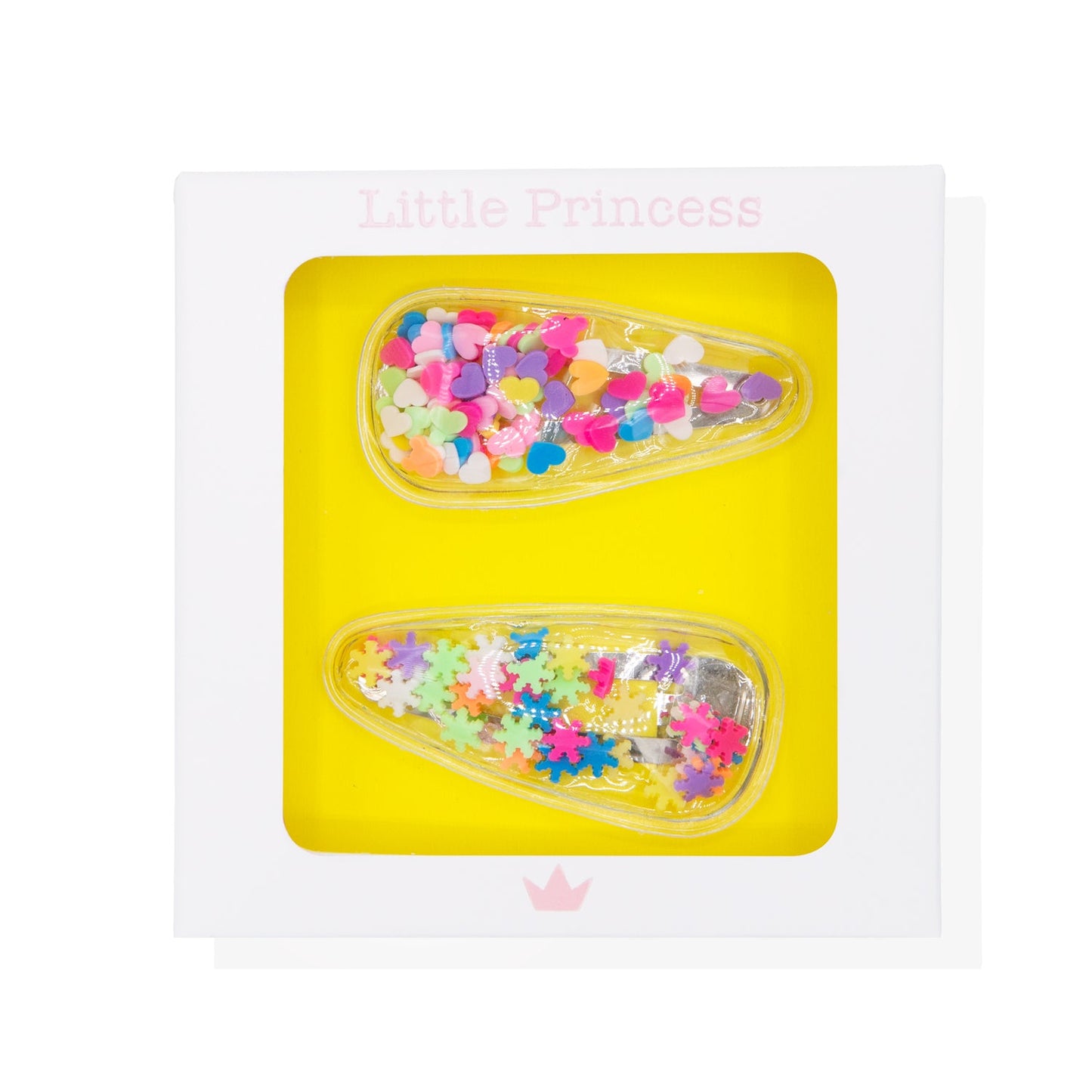 Little Princess Clips con Confeti de Colores