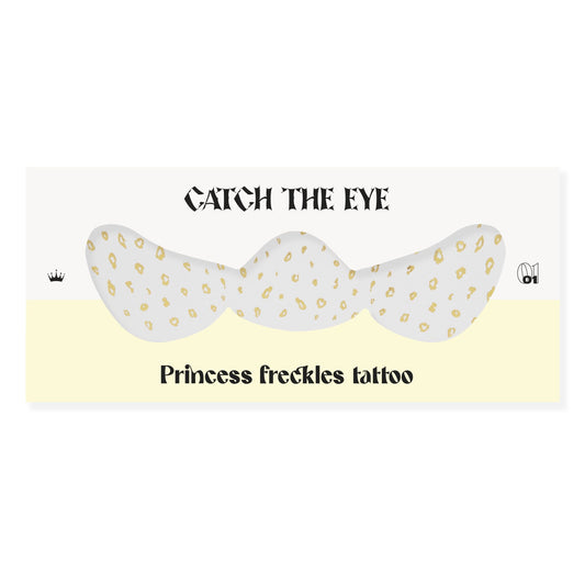 TATTOO PECAS ANIMAL PRINT DORADAS