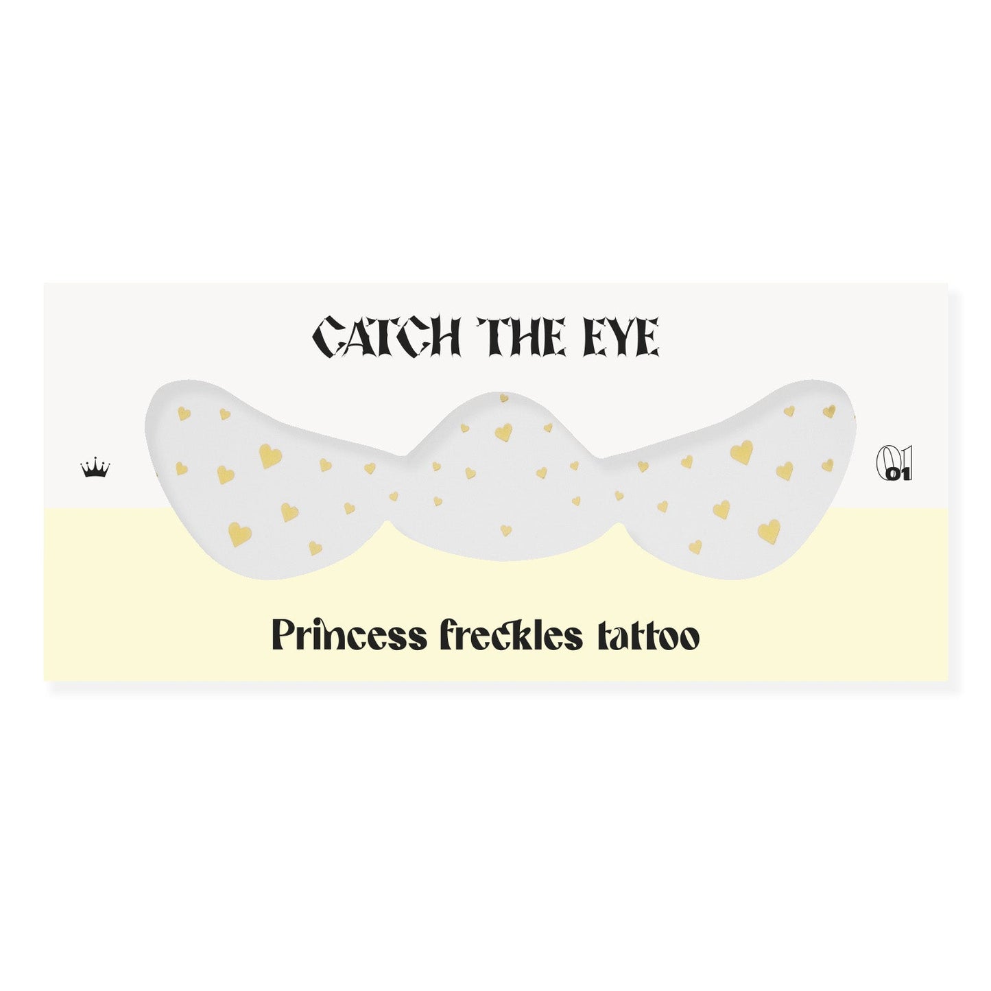 TATTOO PECAS CORAZÓN DORADAS