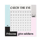 FACE STICKER GEMAS PLATEADAS