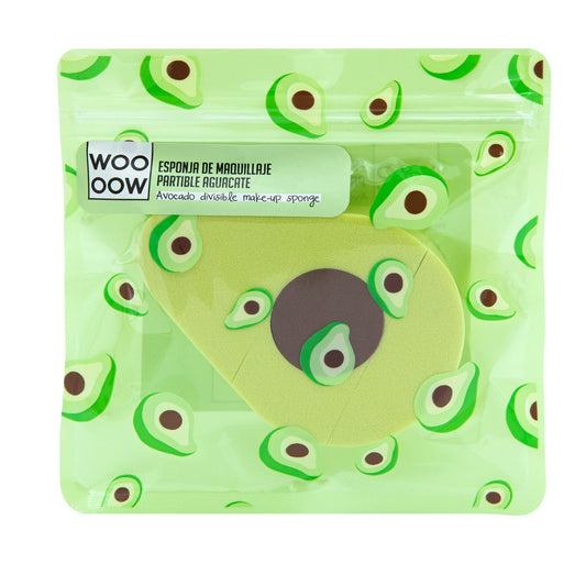 WOO OOW Esponja de Maquillaje Partible Aguacate