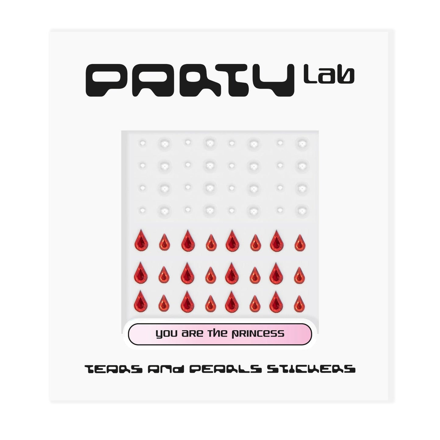 Party Lab Tears & Pearls Stickers