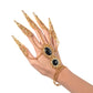 Pulsera Fantasía con Garras Doradas