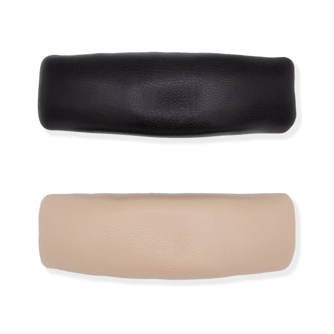 Oh My Hair Set 2 Pinzas Acolchadas Negro y Beige