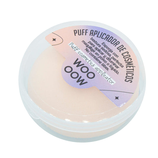 WOO OOW Puff Aplicador Cosmético Redondo