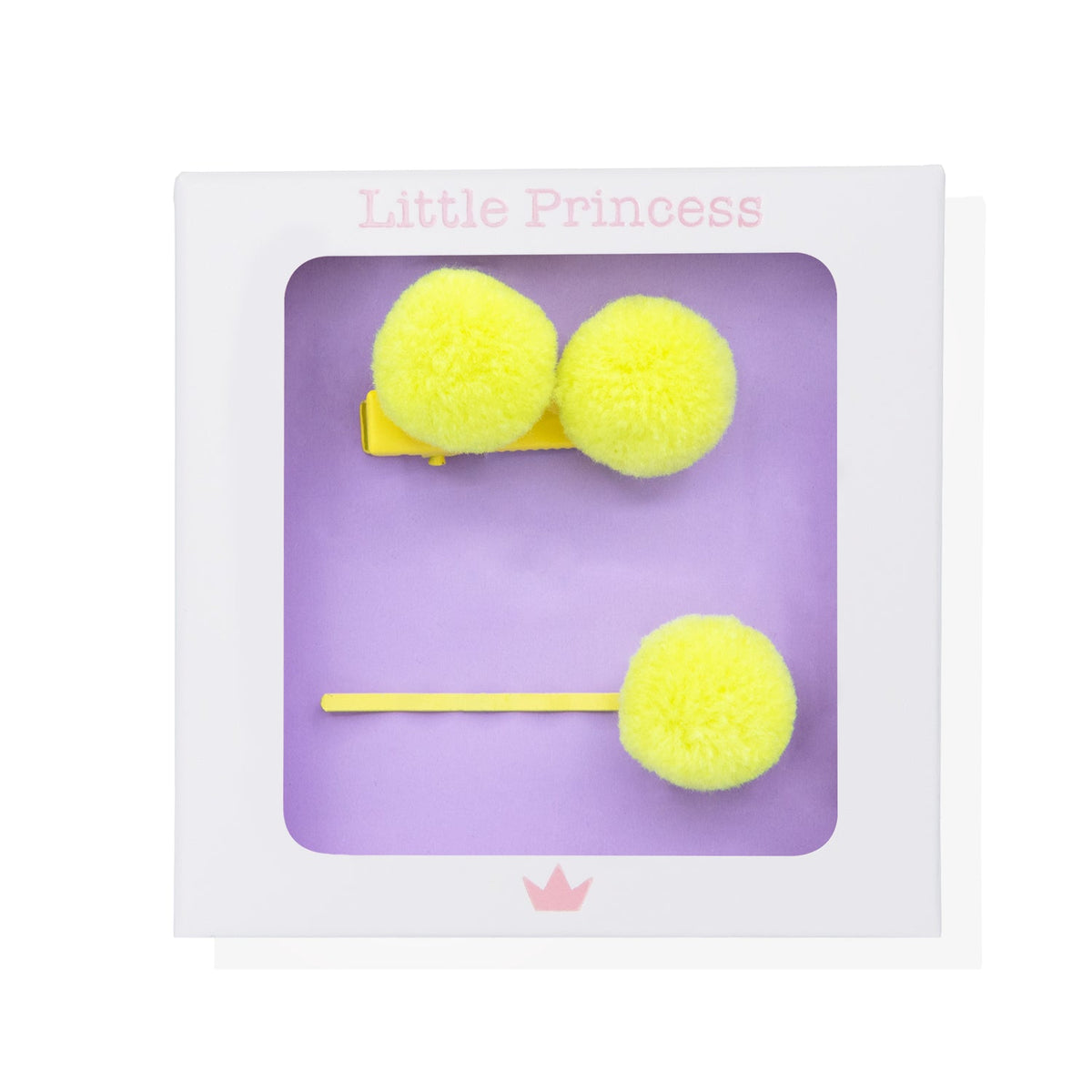 Little Princess Set Horquilla y Clip Pompón