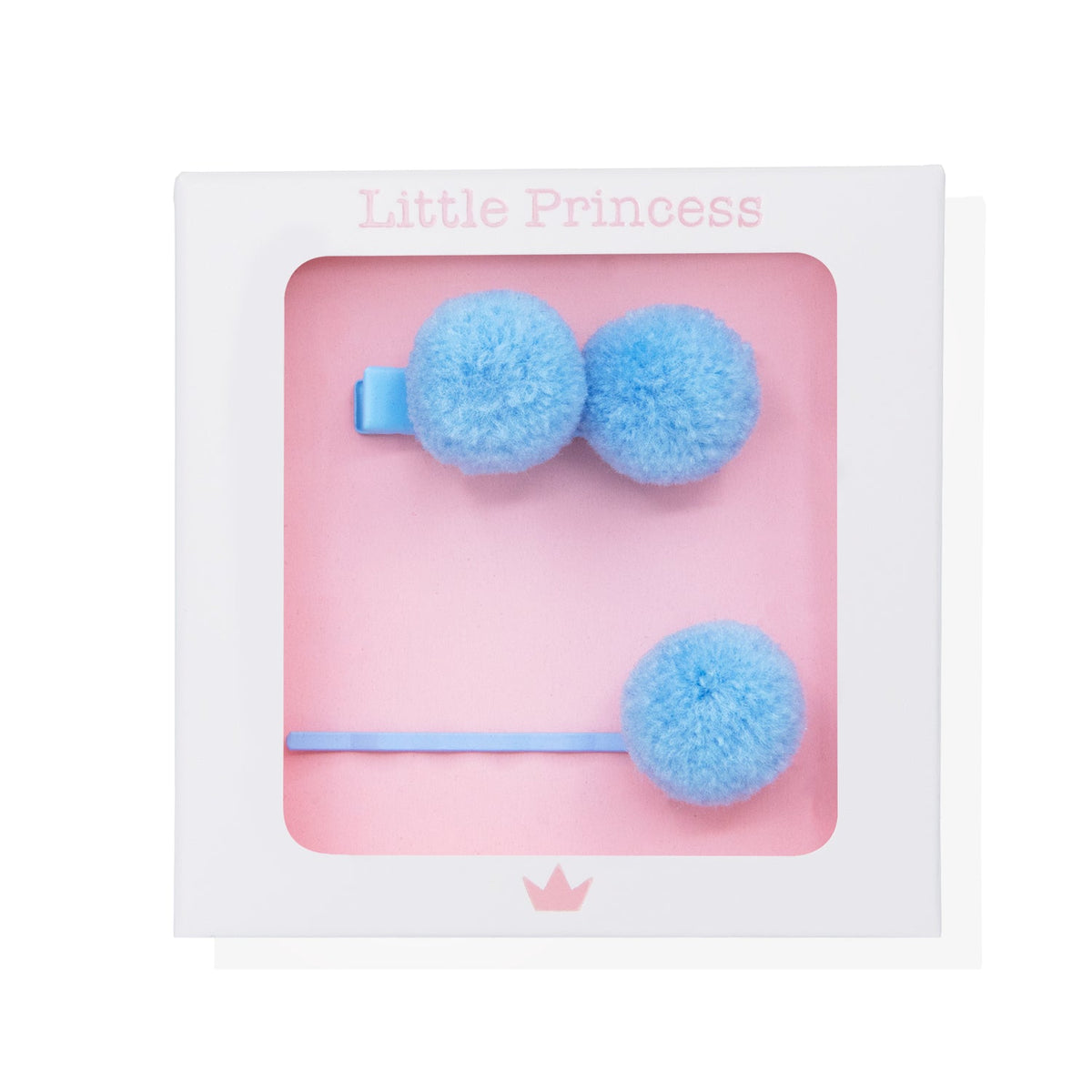 Little Princess Set Horquilla y Clip Pompón