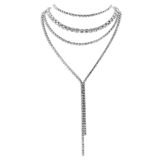 Collar Diamantes Largo