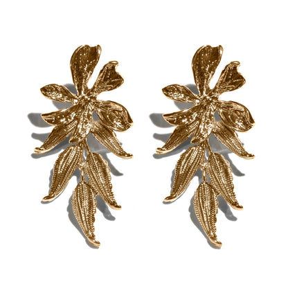 Pendientes Hojas