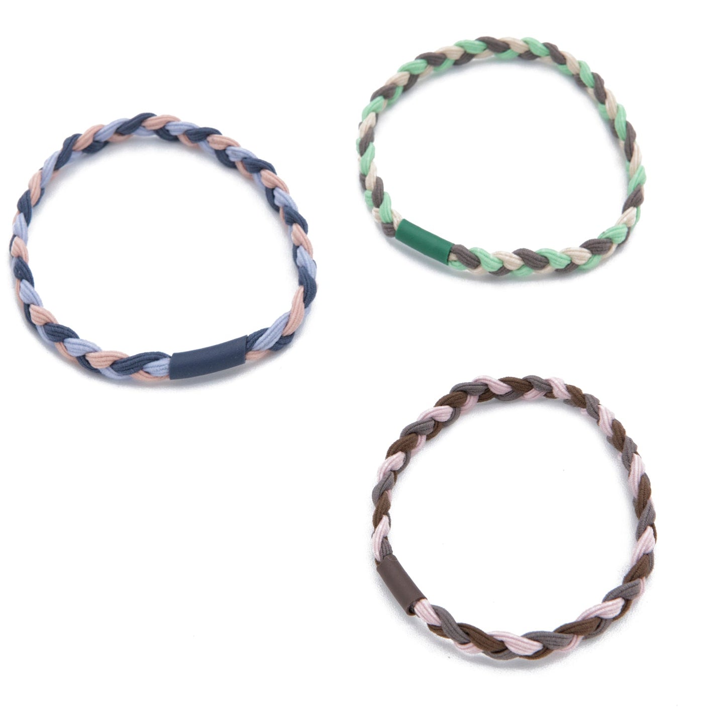 WOO OOW Set 3 Gomas Trenzadas Multicolor