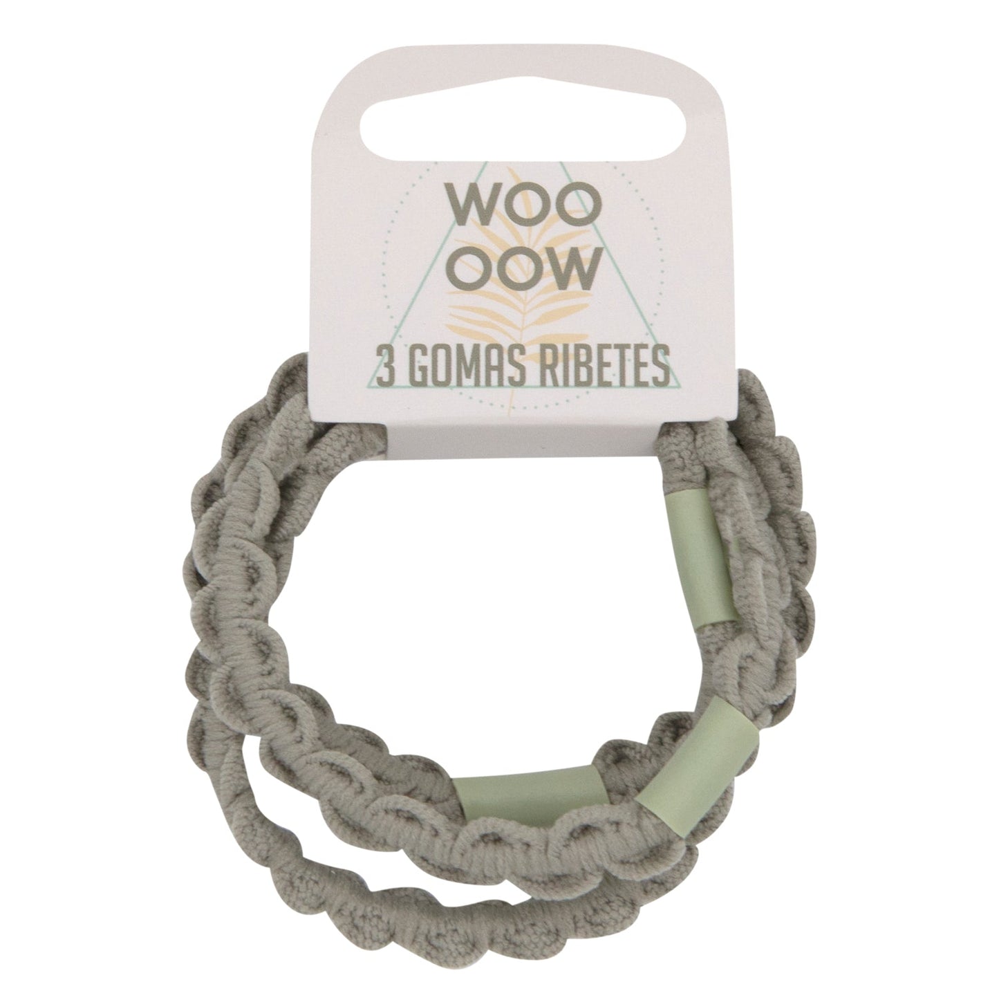 WOO OOW Set 3 Gomas Ribetes Verdes