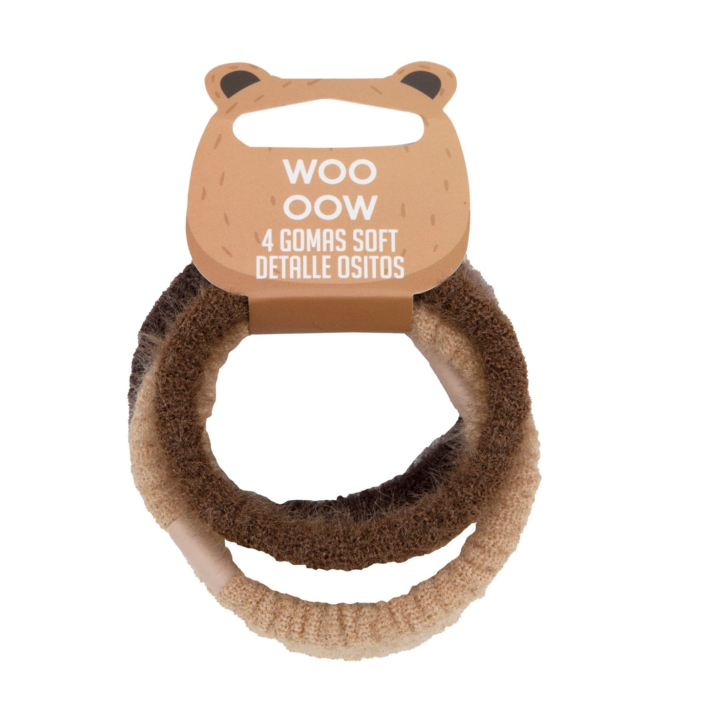 WOO OOW Set 4 Gomas Peluche Ositos