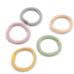 WOO OOW Set 5 Gomas Trenzadas Multicolor Pastel