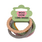 WOO OOW Set 5 Gomas Trenzadas Multicolor Pastel