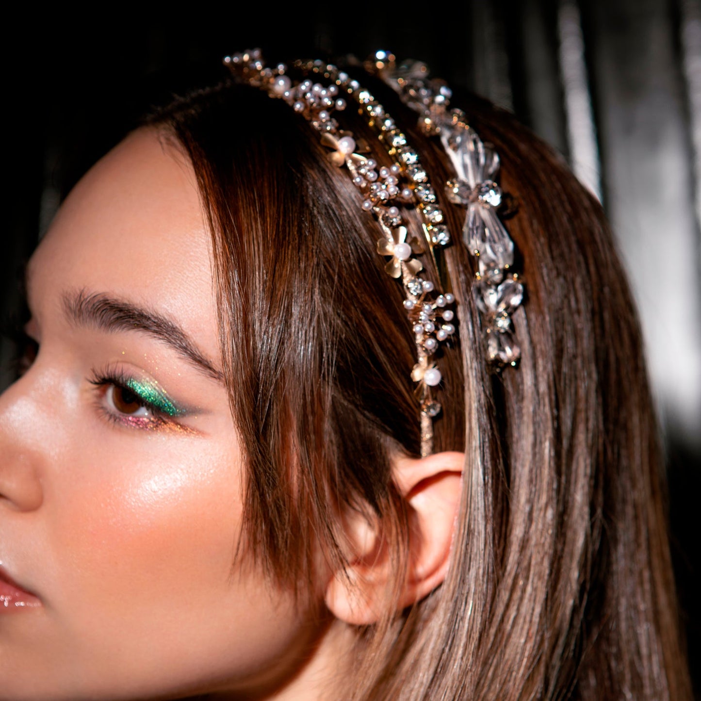 Oh My Hair Diadema Flores Cristales