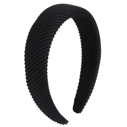 Oh My Hair Diadema Acolchada Negro Relieve